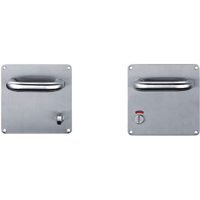 Stainless Steel Tubing Lever Handle with Plate